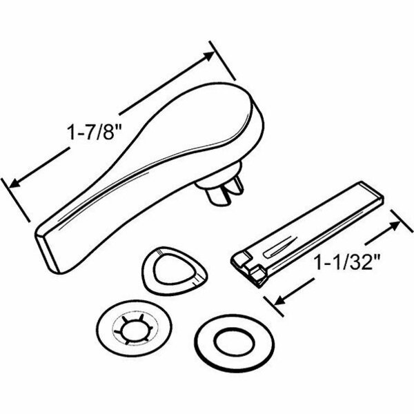 Strybuc THUMBTURN KIT FOR 13-245W 13-245W-TTKIT